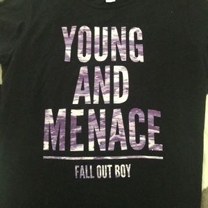Young and Menace- Fall Out Boy t-shirt